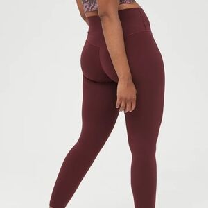 OFFLINE by Aerie Real Me High Waisted Leggings in Royal Cherry